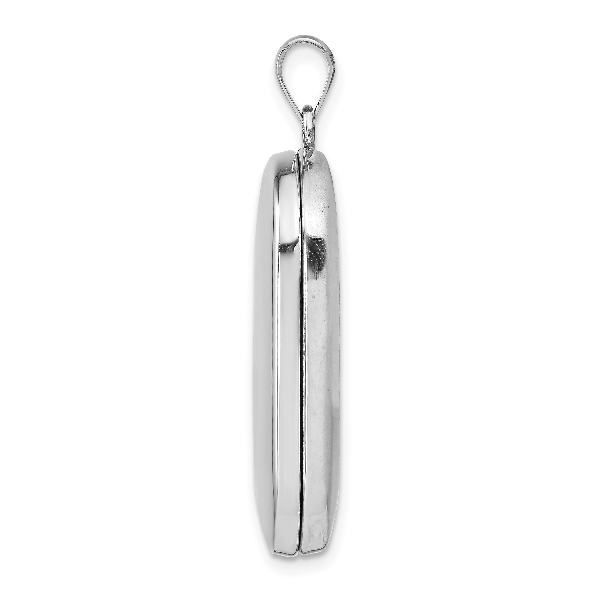 Silver Polished Rectangular Locket QLS573 883957145211| eBay