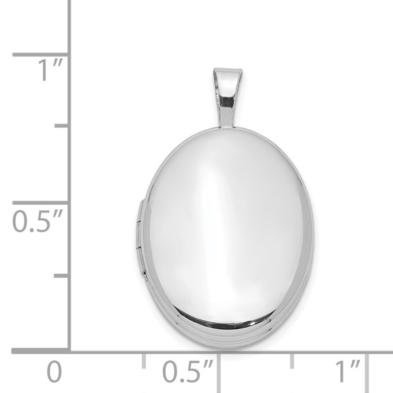 Sterling Silver Oval Locket