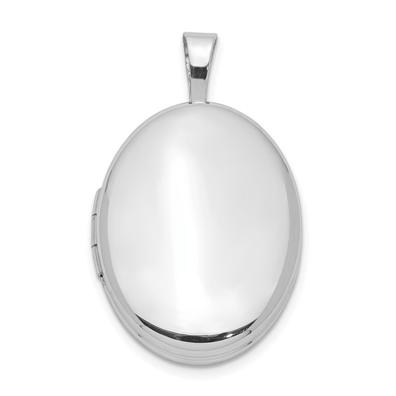 Sterling Silver Oval Locket