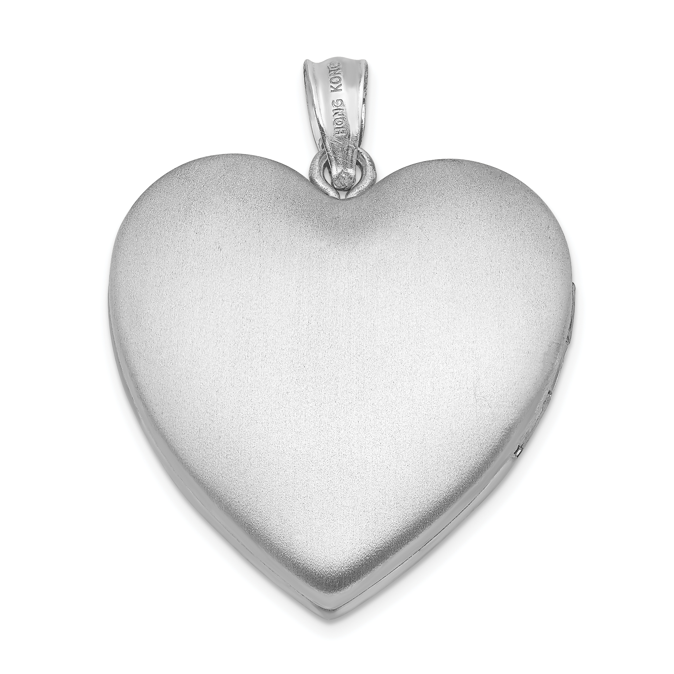 Silber emailliert Rose Esche Halter Herz Medaillon QLS985 - Bild 3 von 4