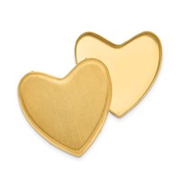 Sterling Silver Gold-tone Diamond-cut Cross and Flowers 24mm Ash Holder Heart Locket view 5