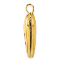Sterling Silver Gold-tone Forever in MY Heart 24mm Ash Holder Heart Locket view 2