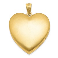 Sterling Silver Gold-tone Forever in MY Heart 24mm Ash Holder Heart Locket view 4