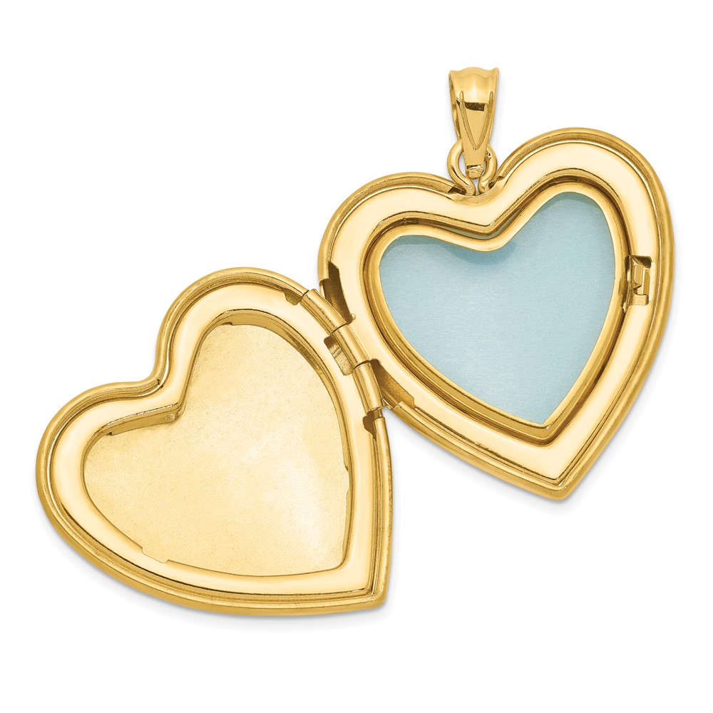Sterling Silver Gold-tone Forever In My Heart Ash Holder Heart Locket (QLS996)