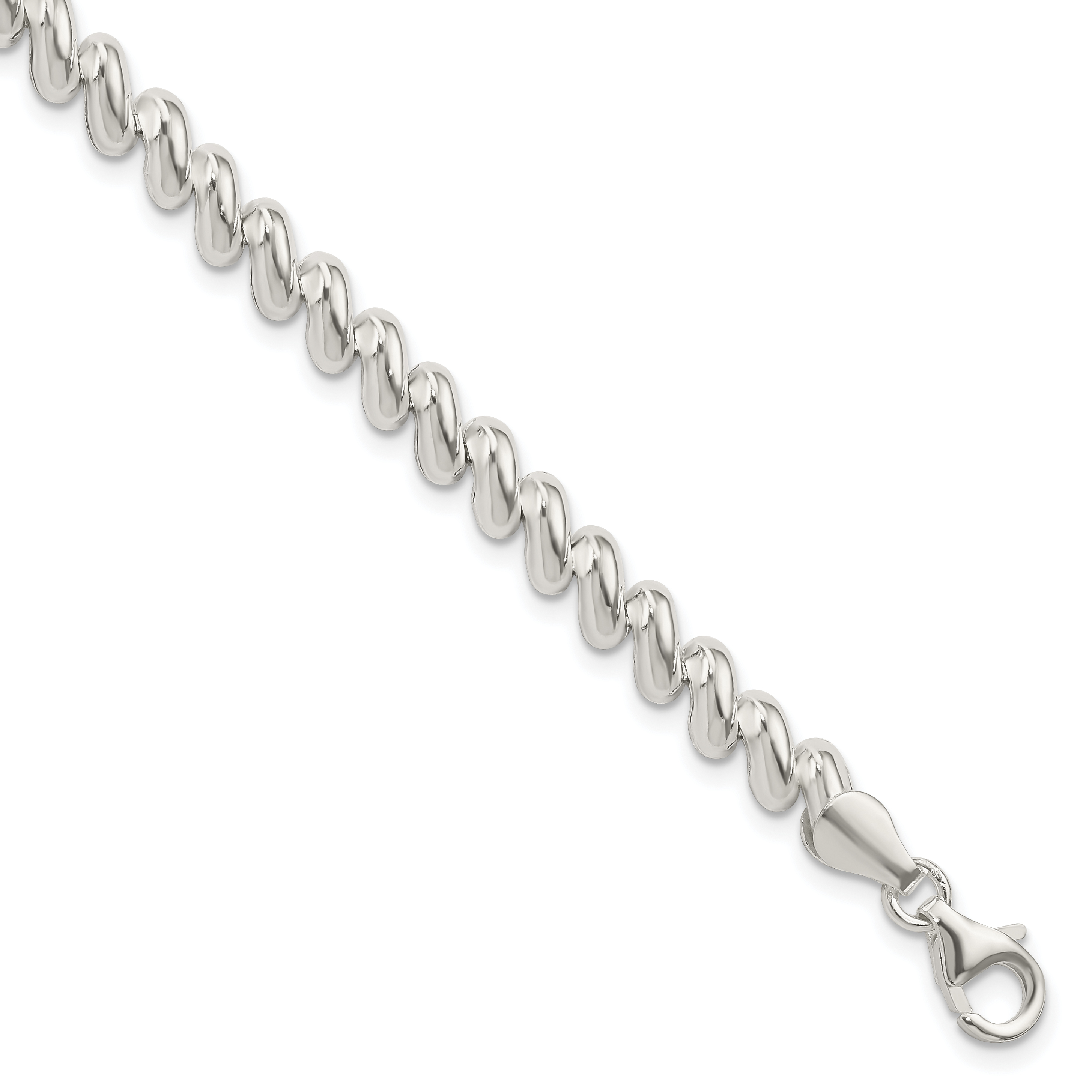 Sterling Silver 6mm San Marco Bracelet (QM8-7.5)