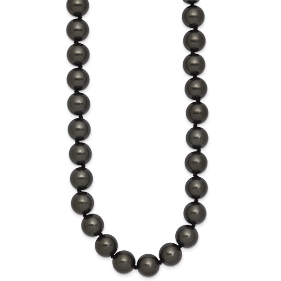 Sterling Silver Majestik Imitation Shell Pearl Necklaces