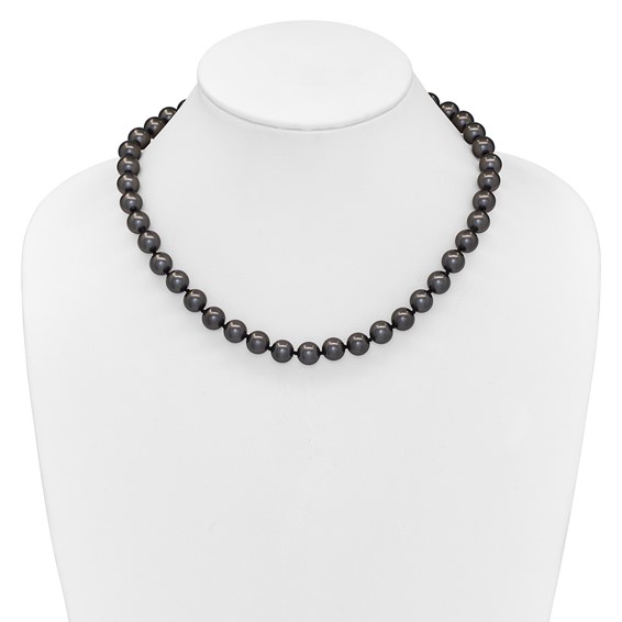 Sterling Silver Majestik Imitation Shell Pearl Necklaces