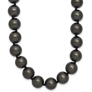 Sterling Silver Majestik Imitation Shell Pearl Necklaces