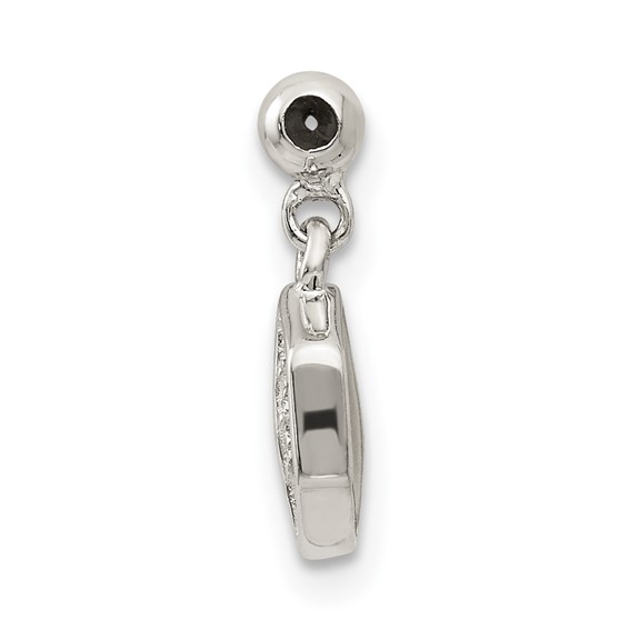 Mio Memento Sterling Silver Enamel CZ Dangle Charm