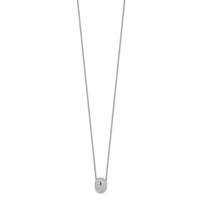 Brilliant Embers Sterling Silver Rhodium-plated 122 Stone Micro Pavé CZ Love Knot Necklace with 2 Inch Extender, 18" view 2