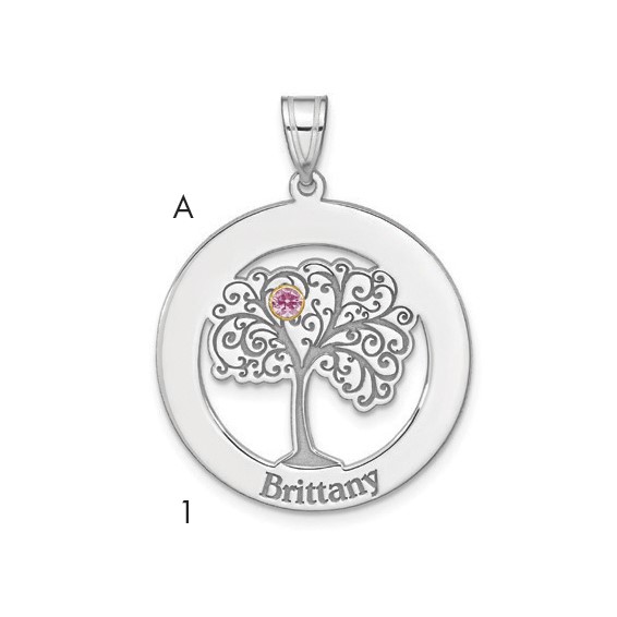 Crystal Family Pendant with 14k Bezels