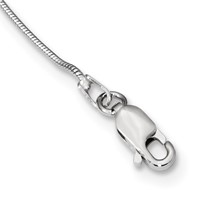 Sterling Silver Rhodium-Plated CZ Brilliant Embers Pave Oval Necklace view 2