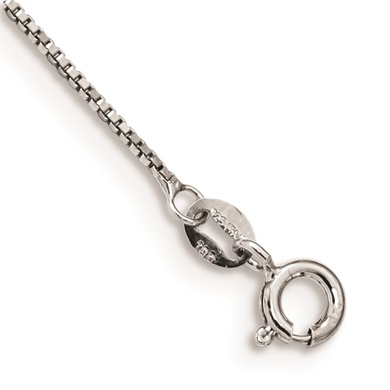 Brilliant Embers Sterling Silver Rhodium-plated 78 Stone 18 inch Micro Pavé CZ Ribbon Necklace with 2 Inch Extender