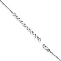 SS Rhodium-Plated CZ Brilliant Embers Fancy Necklace view 2