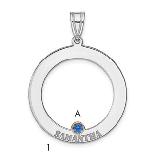 Crystal Family Pendant with 14k Bezels