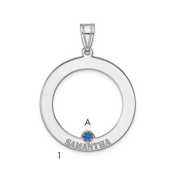 Crystal Family Pendant with 14k Bezels