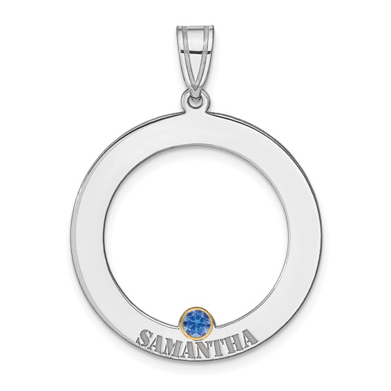 Crystal Family Pendant with 14k Bezels