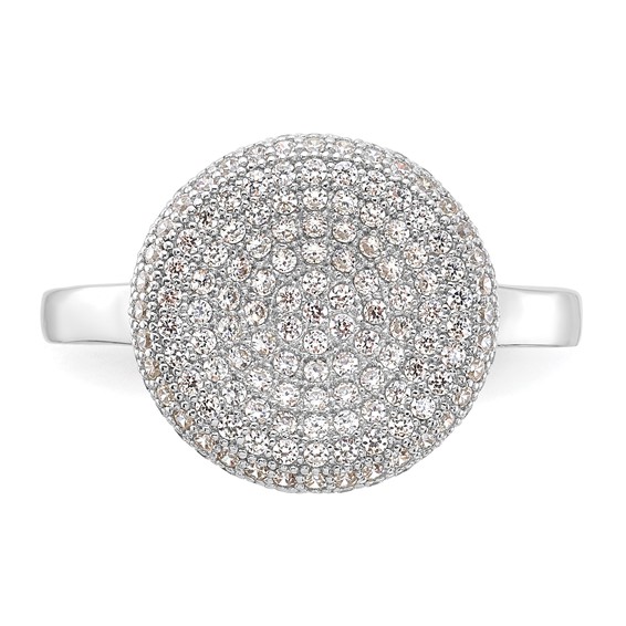 Sterling Silver & CZ Brilliant Embers Ring