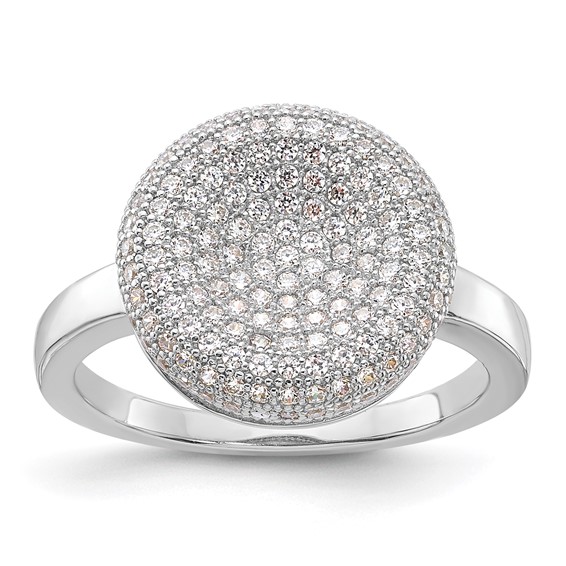 Sterling Silver & CZ Brilliant Embers Ring