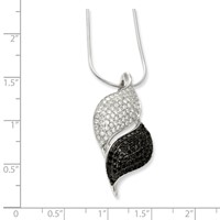 Sterling Silver & CZ Necklace view 2
