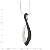 Sterling Silver & CZ Necklace view 2