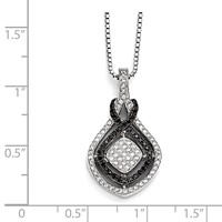 SS Rhodium-Plated CZ True Fire Necklace view 5