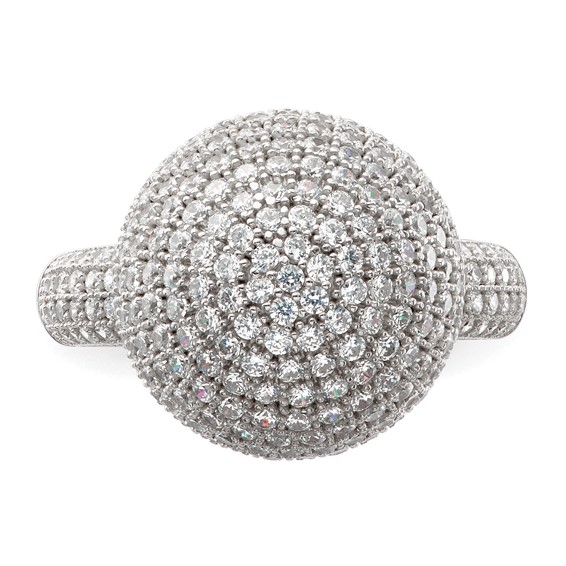 Sterling Silver & CZ Brilliant Embers Ring