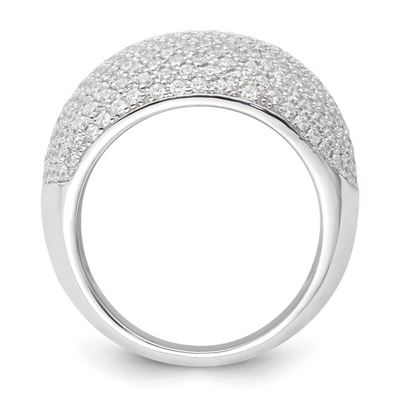 Sterling Silver & CZ Brilliant Embers Ring