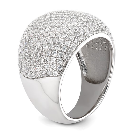 Sterling Silver & CZ Brilliant Embers Ring