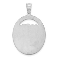 SSilver Rhod-plated 1 Birthstone Pendant with 14K Bezel Family view 4