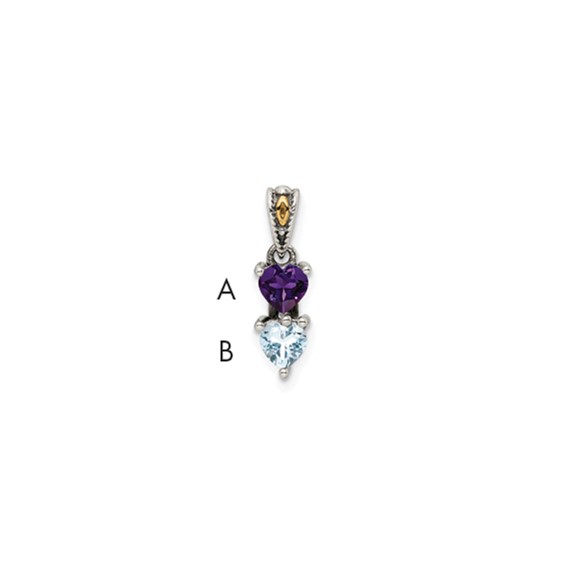 Diamond Mother's Pendant with Birthstones