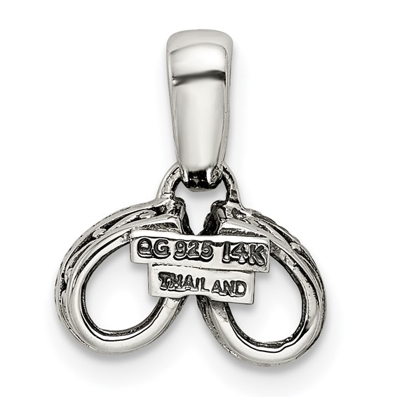 Diamond Mother's Pendant with Birthstones