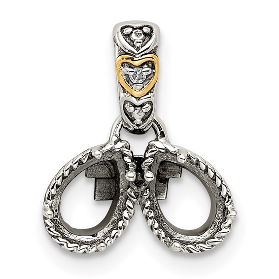 Diamond Mother's Pendant with Birthstones