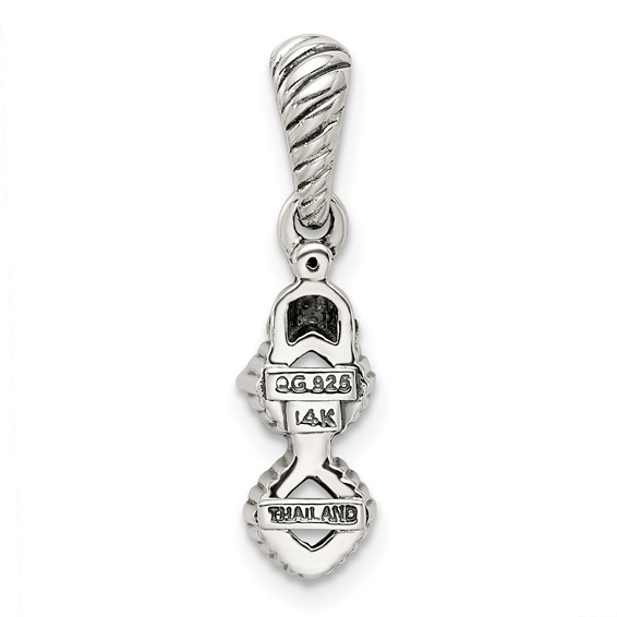 Diamond Mother's Pendant with Birthstones