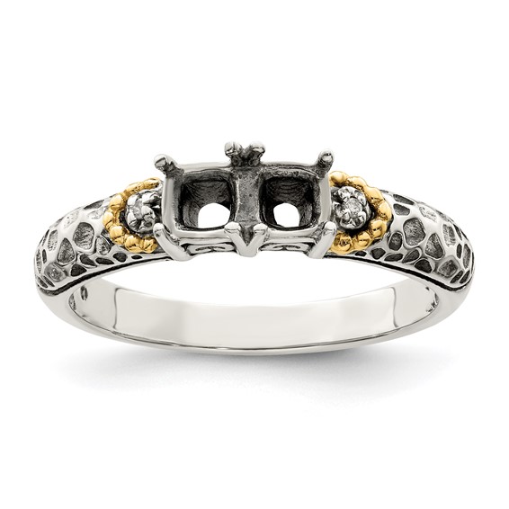 Birthstone and Diamond Mother's Ring