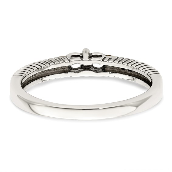 Birthstone and Diamond Mother's Ring