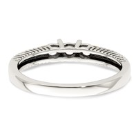 Sterling Silver Antiqued Ring with 14K 3-stone with Diamond Mother's view 5