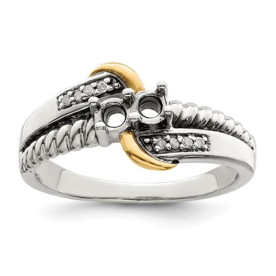 Birthstone and Diamond Mother's Ring