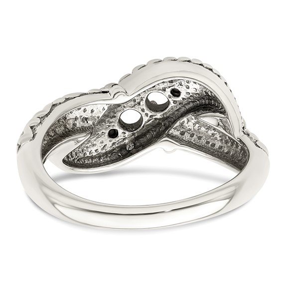 Sterling Silver and 14k Birthstone and Diamond Mother's Ring                