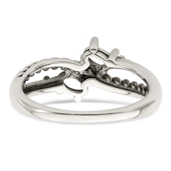 Sterling Silver and 14k Birthstone Mother's Ring