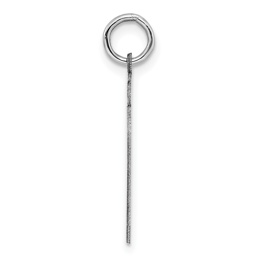 Sterling/Silver Rhodium-plated Polished Number 20 Charm (QMS20)
