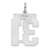 Sterling Silver Rhodium-plated Polished Number 31 Charm view 4