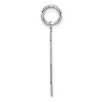 Sterling Silver Rhodium-plated Polished Number 32 Charm view 2