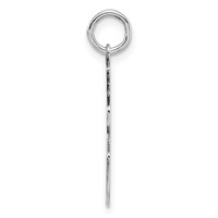 Sterling Silver Rhodium-plated Polished Number 36 Charm view 2