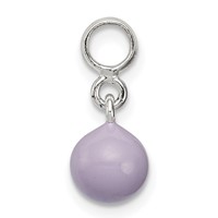 Sterling Silver Lilac Enamel Bead Enhancer view 2