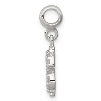 Sterling Silver CZ Dollar Sign Enhancer view 2