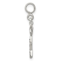 Sterling Silver Enameled Star Dangle Enhancer, 0.5" view 2