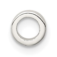 Sterling Silver Cream Enameled Spacer Enhancer view 2