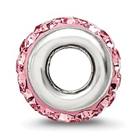 Sterling Silver June Stellux Crystal Pendant view 2