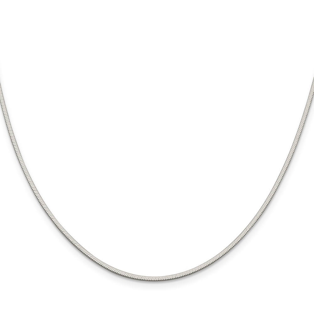 Sterling Silver 1.35mm Octagonal Snake Chain (QOS040-30)